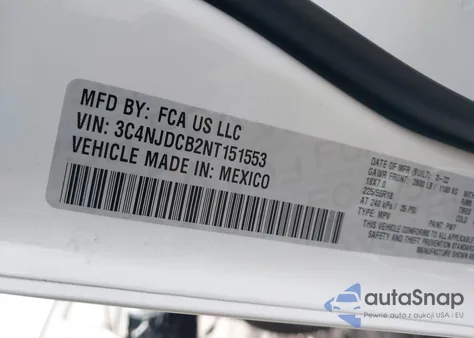 2022 Jeep Compass Limited 4X4 z USA, uszkodzony, nr VIN 3C4NJDCB2NT151553